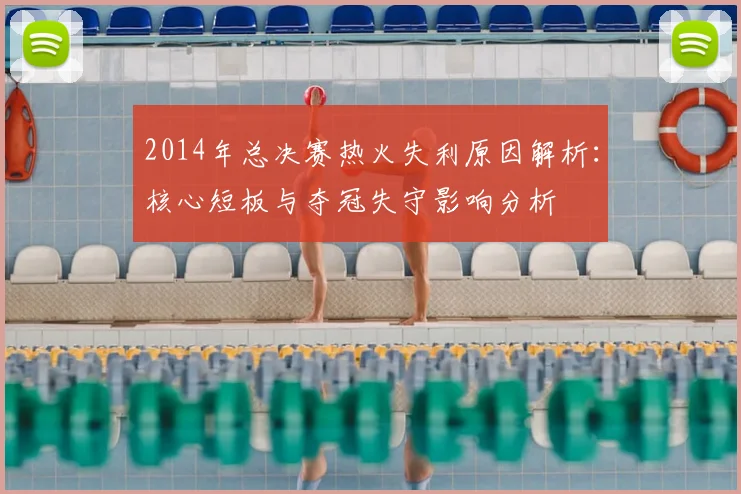2014年总决赛热火失利原因解析：核心短板与夺冠失守影响分析