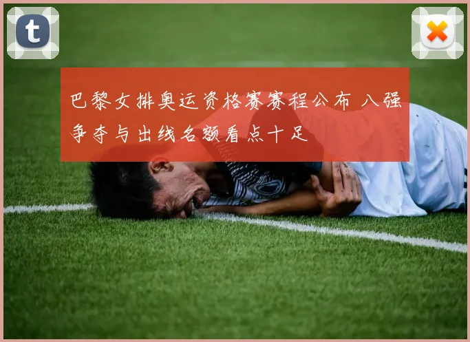 巴黎女排奥运资格赛赛程公布 八强争夺与出线名额看点十足